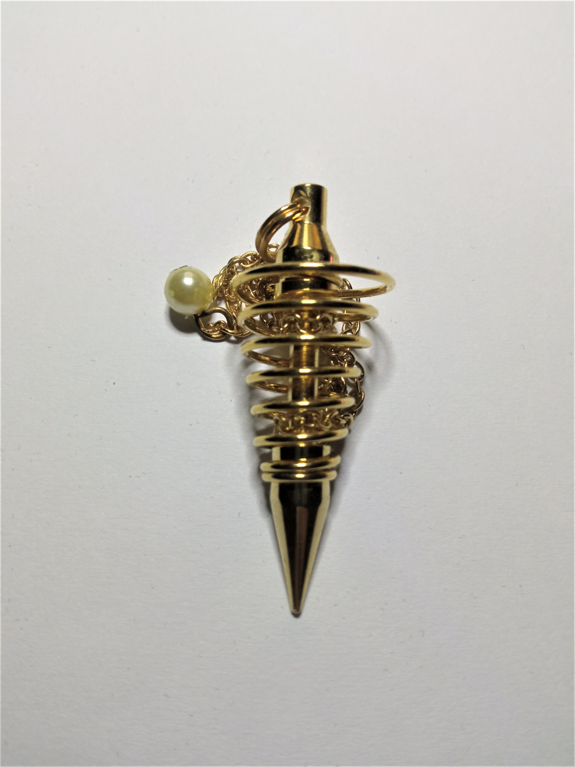 Pendule Petite Spirale doré